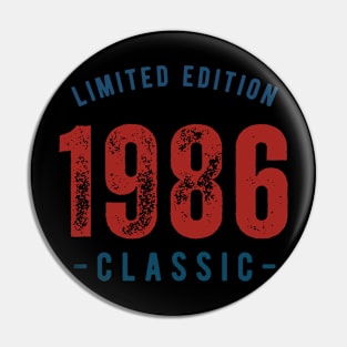 Limited Edition Classic 1986 Pin