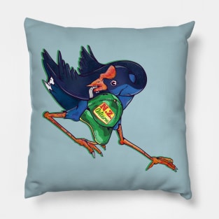 Funny Pukeko Aotearoa New Zealand Pillow