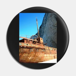 Zakynthos Shipwreck Pin