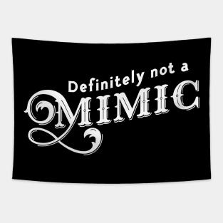 Definitely Not A Mimic Tabletop Roleplaying RPG Gaming Addict Tapestry