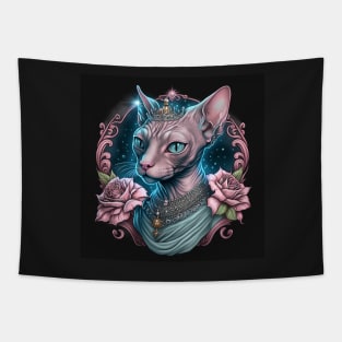 Sphynx Alien Queen Tapestry