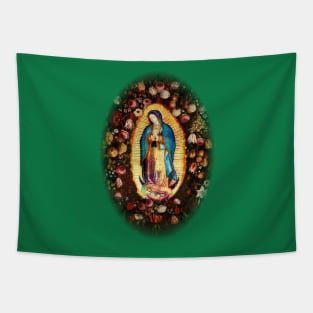 Our Lady of Guadalupe Mexican Virgin Mary Mexico Aztec Tilma 20-102 Tapestry