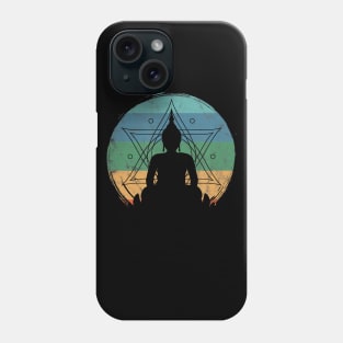 Retro Buddha Buddhist Yoga Spiritual Meditation Zen Phone Case