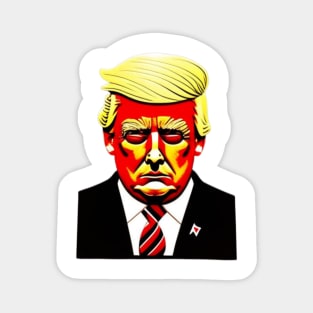 trump mugshot Magnet