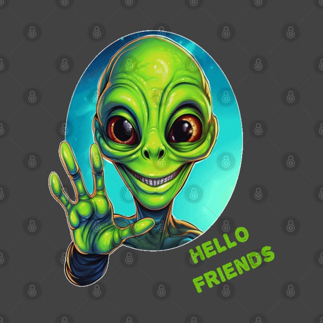 Alien: Hello Friends by ArtfulDesign