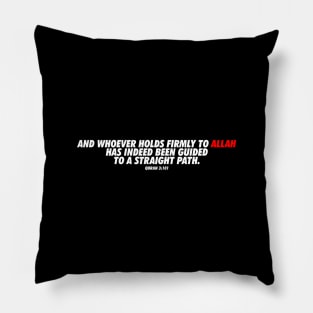 Quran 3:101 Pillow