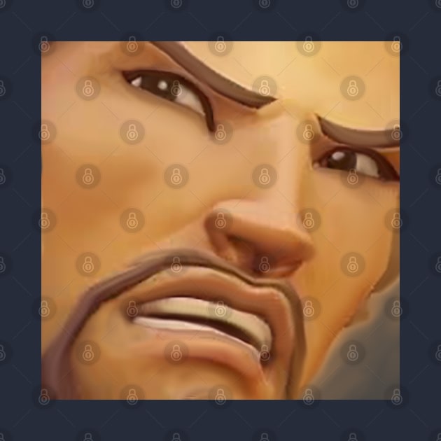 Disgusted Hanzo by thedelkartist