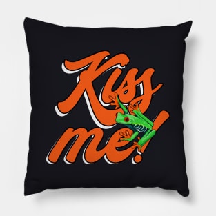 Kiss me Frog Pillow