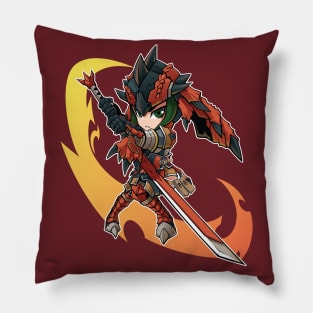 Monster Hunter Chibi Long Sword Pillow