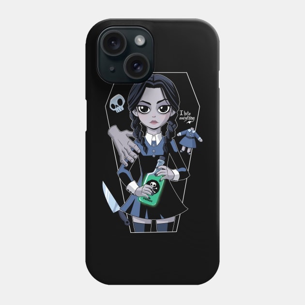 Wednesday Phone Case by natexopher