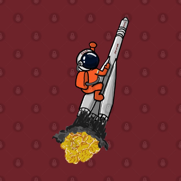 Astronaut Going to Space by jazzydingo