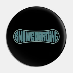 SNOWBOARDING Pin