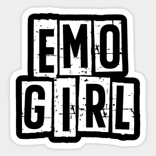 Emo Girl Stickers for Sale