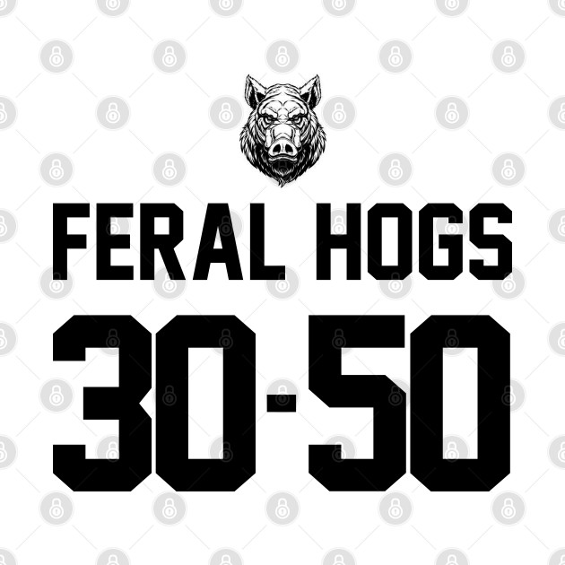 Feral Hogs 30-50 by giovanniiiii