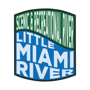 Little Miami River Scenic and Recreational River Wave T-Shirt