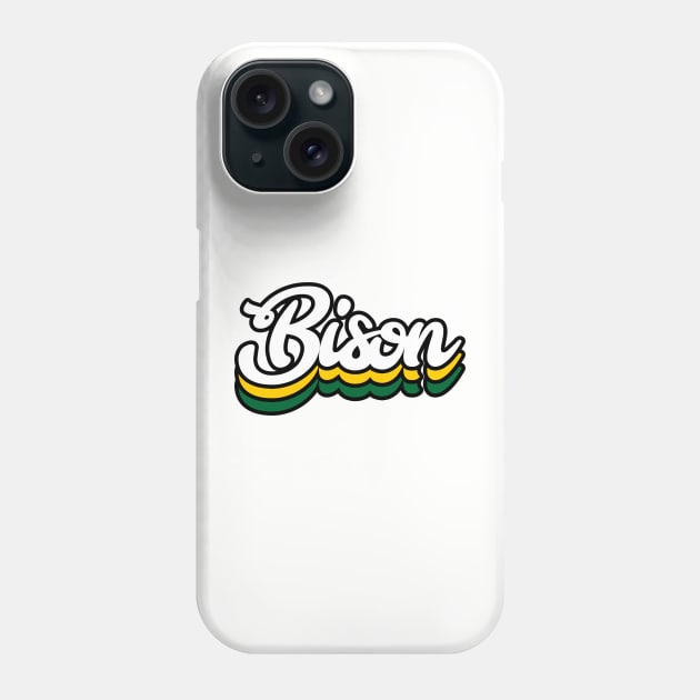 Bison - North Dakota State University Phone Case by Josh Wuflestad