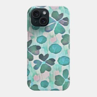 Scattered Clover 9 (MD23Pat004) Phone Case