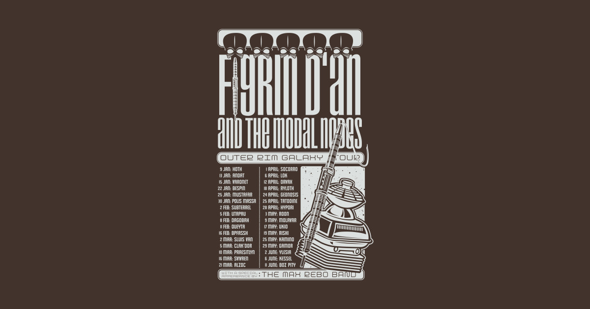 Figrin D'an and the Modal Nodes - Star Wars - T-Shirt | TeePublic