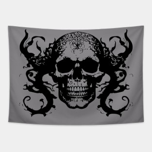 gothic skull Tapestry