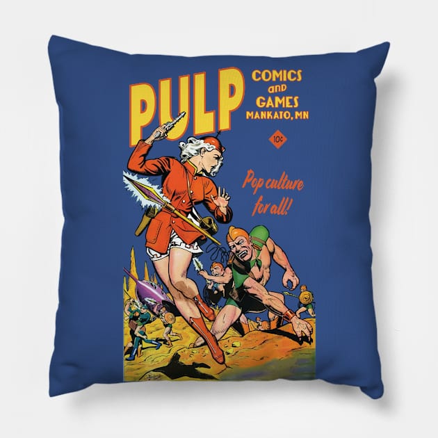 Space Heroine Pillow by PULP Comics and Games