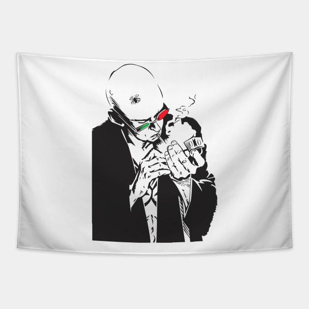 comic cartoons Spider Jerusalem Tapestry by Zacharys Harris