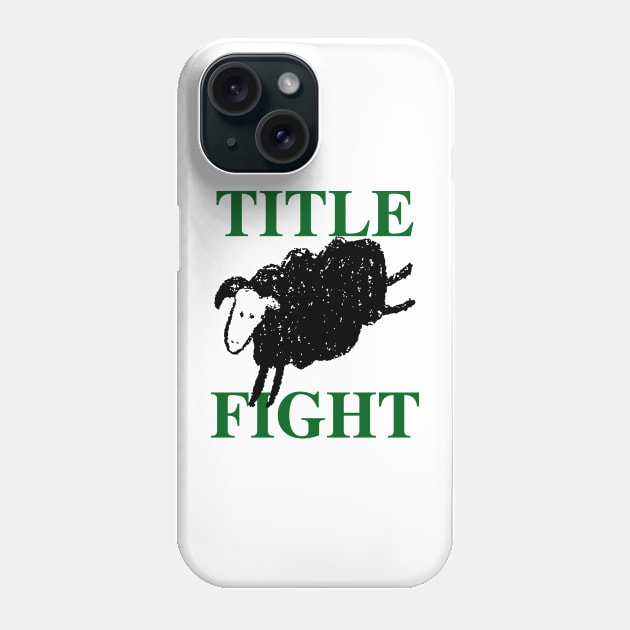 Title Fight Phone Case by Elemental Edge Studio