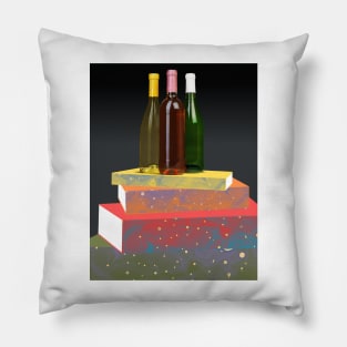 Bottles and Books Pillow