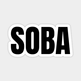 Soba Word - Simple Bold Text Magnet