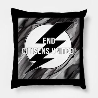 END CITIZENS UNITED Pillow