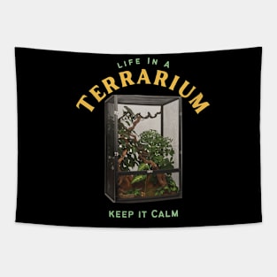 Life in a terrarium - Keep it calm - Snail Terrarium Tapestry