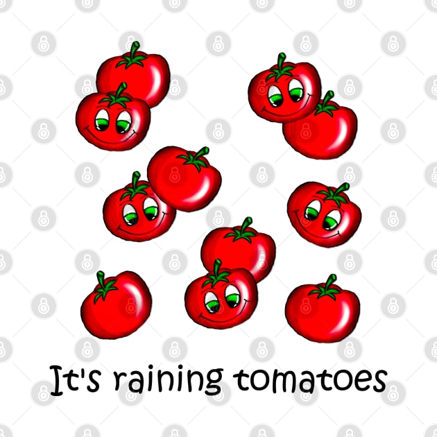 It's raining tomatoes - black by emyzingdesignz