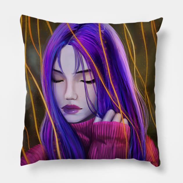 Widowmaker Casual Pillow by asteltainn