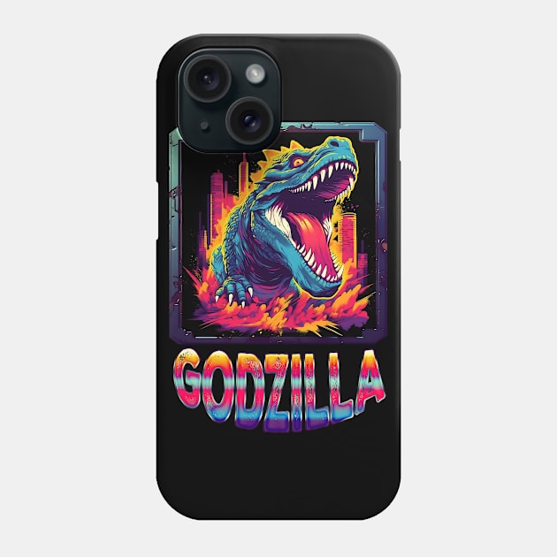 Godzilla Phone Case by MARK ASHKENAZI