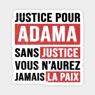 Justice Pour ADAMA Magnet