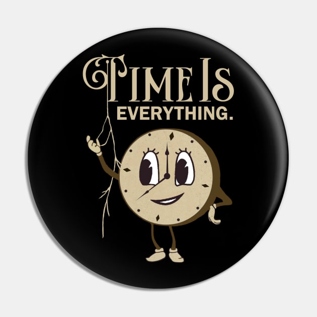 Time Is Everything X - Miss Minutes Pin by LopGraphiX