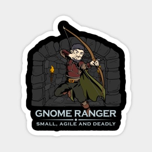 D20 Roleplaying Character - Gnome Ranger Magnet