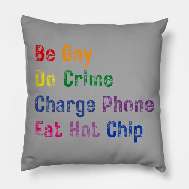 Gay Agenda Pillow by ByResolve