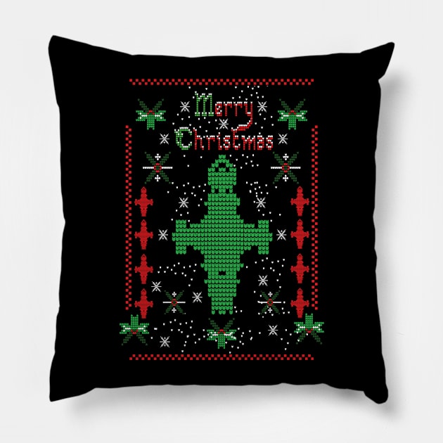 MERRY SHINY CHRISTMAS BROWNCOATS Pillow by KARMADESIGNER T-SHIRT SHOP