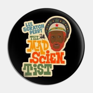 Lee Scratch Perry - The Mad Scientist: Dub Icon Tribute Design Pin