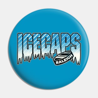 Defunct Raleigh Ice Caps Hockey Team Pin