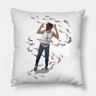 Koi swirl Pillow