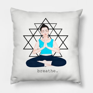 triangles. breathe Pillow