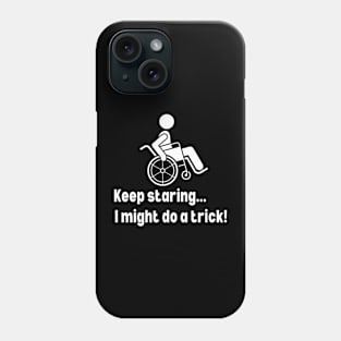 Missing or amputed leg disabled Phone Case