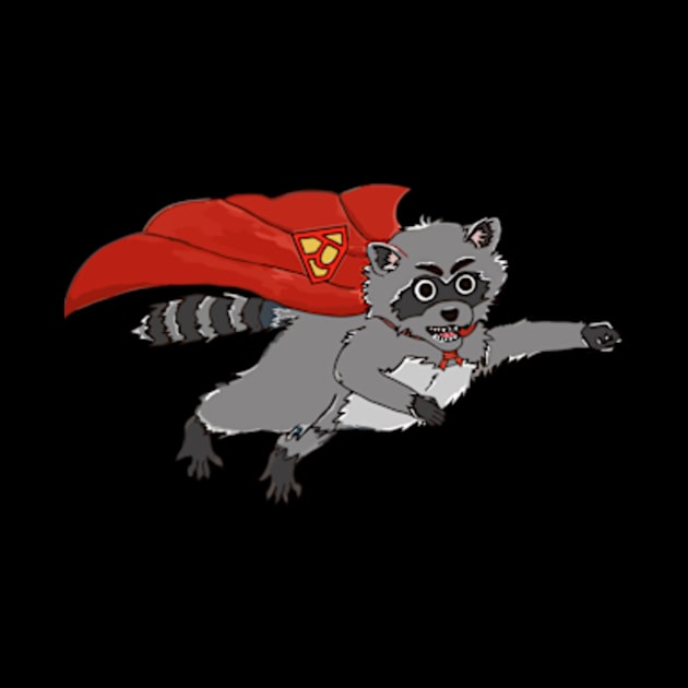 Super Racoon by garzaanita