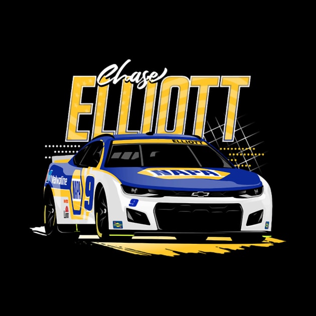 Chase Elliott Playoffs by Erianna Bee