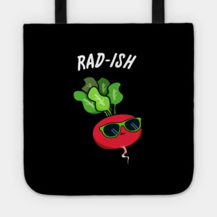 Rad-ish Cute Radish Pun. Tote