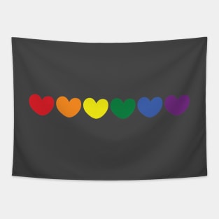 Rainbow pride flag Tapestry