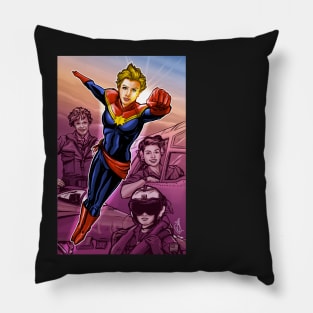 Power Women Take Flight Pillow