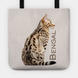 Bengal Breed Cat Dad Leopard Pattern Spotted Kitty Tote