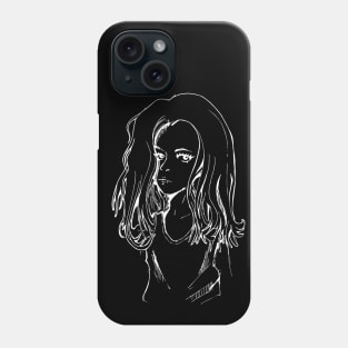 Portrait line art Phone Case